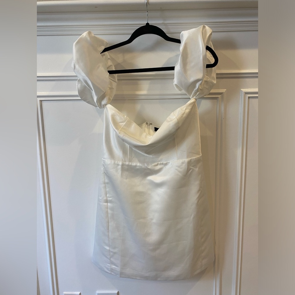 White mini dress. Perfect for bridal shower. Only worn once.
